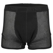 Calzoncillos bóxer funcionales para hombre Brynje of Norway Wool Thermo Boxers negro black