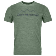 Camiseta de hombre Ortovox 150 Cool Pixel Voice Ts M verde Greenforestblend