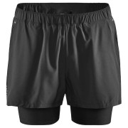 Pantalones cortos de hombre Craft Adv Essence 2V1 negro Black