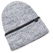 Gorro de mujer Under Armour W Halftime Cozy Beanie gris Anthracite / White / Anthracite