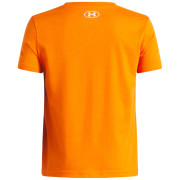 Camiseta funcional para niños Under Armour UA B Logo Wordmark SS Outrageous Orange
