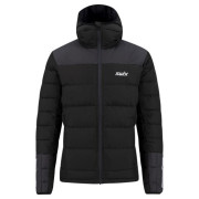 Chaqueta de plumón para hombre Swix Dynamic Down negro/gris Black