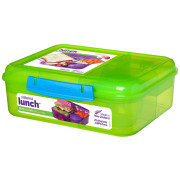 Caja de merienda Sistema Bento Lunch To Go verde
