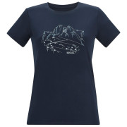 Camiseta de mujer Regatta Womens Fingal Stretch azul oscuro Navy