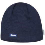 Gorro de lana merino Kama AW19 azul oscuro Darkblue