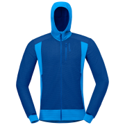 Sudadera funcional de hombre Norrona falketind Alpha120 Zip Hood azul Limoges