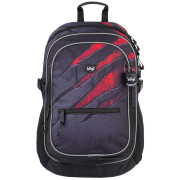 Mochila escolar Baagl Core gris oscuro