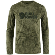 Camiseta de hombre Fjällräven Värmland Wool LS M verde Green Camo