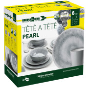 Vajilla Brunner Set tête-à-tête Pearl 8 pcs