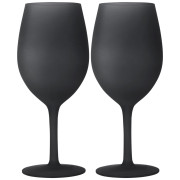 Copas de vino Brunner Wineglass Blacksatin - 2ks negro