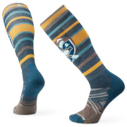 Calcetines de esquí Smartwool Ski Full Cushion Alpine Edge azul/amarillo Twilight Blue