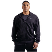 Sudadera funcional de hombre Nebbia Zipper Hoodie with Embroidery Primal negro BLACK