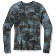 Camiseta funcional de mujer Smartwool W Classic Thermal Merino BL Crew Boxed negro Black Forest