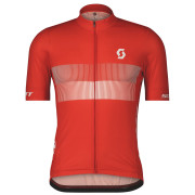 Maillot de ciclismo de hombre Scott RC Team 10 SS rojo fiery red/white
