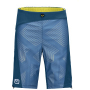 Pantalones cortos de hombre Ortovox Col Becchei Wb Shorts M azul petrol blue