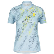Maillot de ciclismo Scott W's Endurance 30 SS azul claro glace blue/sun yellow