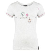 Camiseta funcional de mujer Chillaz Saile Same But Different gris claro Light Grey Melange