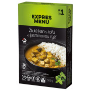 Plato preparado Expres menu Curry amarillo con tofu y arroz jazmín 500g