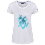 Camiseta de mujer Regatta Filandra III CL blanco White/Silver