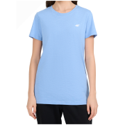 Camiseta de mujer 4F Tshirt F3854 azul claro Denim