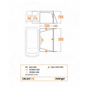 Carpa de autocaravana/furgoneta Vango Sunlight Air Low