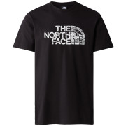 Camiseta de hombre The North Face M S/S Woodcut Dome Tee negro Tnf Black