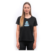 Camiseta de mujer Sensor Merino Blend Stone