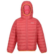 Chaqueta de invierno para niños Regatta Jnr Hooded Marizion rosa Mineral Red(Burgundy)