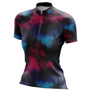 Camiseta de ciclismo para mujer Northfinder Imani azul/rosa 512multicolorprint