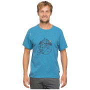 Camiseta de hombre Chillaz Homo Mons Velo azul Blue