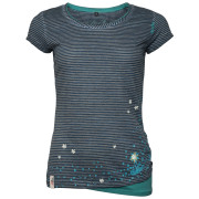 Camiseta de mujer Chillaz Fancy Little Dot 2021 azul IndigoBlueStripesWashed
