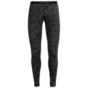 Mallas de mujer Icebreaker 200 Oasis Leggings Forest Shadows negro/gris Black/Aop