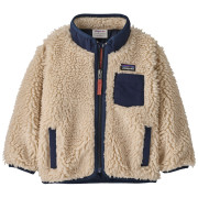 Sudadera para niños Patagonia Baby Retro-X Jacket beige/azul Dark Natural w/New Navy
