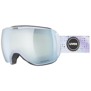 Gafas de esquí para mujer Uvex Downhill 2100 CV WE blanco/voileta arctic blue matt SL/white-green