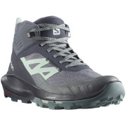 Calzado de senderismo para mujer Salomon Outpulse Mid Gore-Tex gris Ebony / Quiet Shade / Ebony