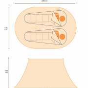 Tienda de campaña de senderismo Regatta Malawi 2 (Print)