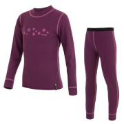 Juego para niños Sensor Double Face triko+spodky vločk violeta Purple
