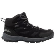 Botines trekking niños Jack Wolfskin Vojo Tour Texapore Mid K negro Phantom