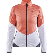 Chaqueta de mujer Craft Glide W blanco/naranja TraceWhite