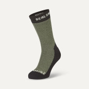 Calcetines impermeables SealSkinz Stanfield negro/verde Olive