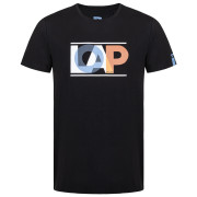Camiseta de hombre Loap Albertto negro Tap Shoe/White