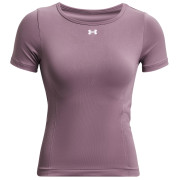 Camiseta funcional de mujer Under Armour Train Seamless SS violeta Misty Purple / / White