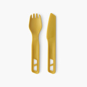 Juego de cubiertos Sea to Summit Passage Cutlery Set 2 Piece amarillo