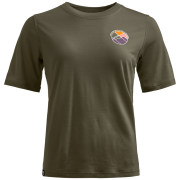 Camiseta de mujer Ortovox 140 Cool Round Landscape T-shirt verde oscuro Dark Wild Herbs