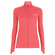 Sudadera de mujer Salewa Pedroc Pl R W Fz. coral Calypso Coral Mel