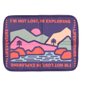 Esterilla para sentarse LifeVenture Sit Mat violeta Mountain