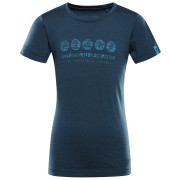 Camiseta para niños Alpine Pro Mereno 2 azul MOROCCAN