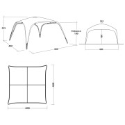 Toldo Outwell Wakefield Shelter XL