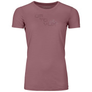 Camiseta de mujer Ortovox 185 Merino Tangram Logo Ts W rosa mountain rose