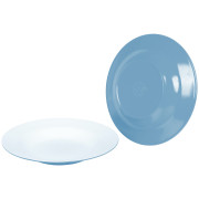 Juego de platos Bo-Camp Deep plate Two tone - 4ks azul claro Blue